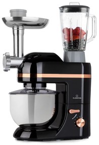 Klarstein Lucia 1800W 5L Robot Kuchenny z Maszynką do Mięs Czarny