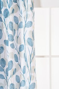 Designerska zasłona VIENTE 140x270 cm, wzorzysta Zawieszanie: Taśma z wiązaniami