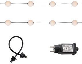 Zewnetrzna Nowoczesne lampki zewnętrzne na sznurze 16M z wbudowanymi LED 28 świateł - Malai Nowoczesny Oswietlenie zewnetrzne