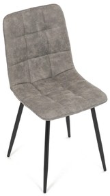 Zestaw krzeseł do jadalni Vintage CT-281 GREY3, 4szt.