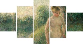 Obraz - Camille Pissarro, The Bather, reprodukcje (125x70 cm)