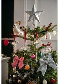 Szklana ręcznie dmuchana ozdoba świąteczna 7 cm Ann-Sofi Romme Annual Christmas Bird 2025 – Holmegaard