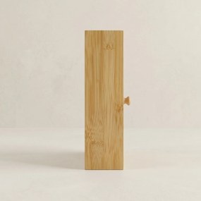 Wisząca szafka na klucze KIZU, 19 x 27 x 6 cm, bambus