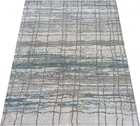 Designerski dywan z nowoczesnymi wzorami D4-W15