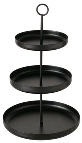 Metalowa patera na owoce CREDO, 3 poziomy, 32,5 cm