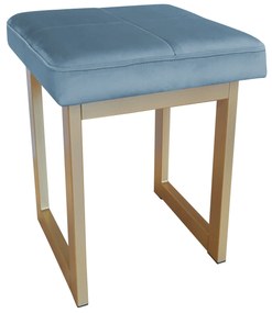 TABORET SOLID 45cm STOŁEK LOFT podstawa złota MG33