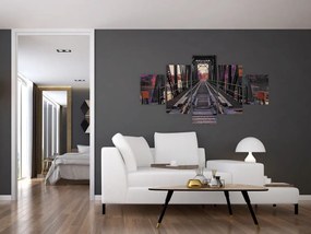 Obraz mostu kolejowego (125x70 cm)