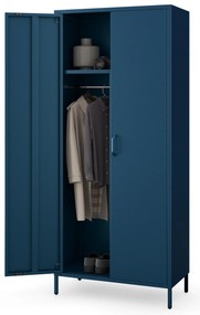 Szafa na ubrania metalowa granatowa FLAVIO