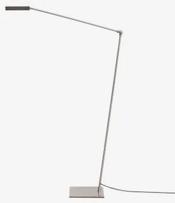 Lampa Stojąca Led Z Metalu Valtyn Chrome - Sklum