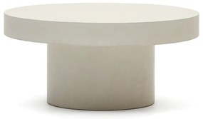 Okrągły betonowy stolik ogrodowy ø 90 cm Aiguablava – Kave Home