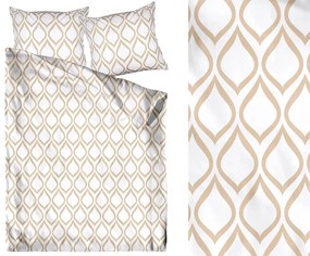 Pościel bawełniana Premium Bielbaw 220x200 Lol beżowa GRENO