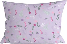 Poszewka na poduszkę z mikrofibry LILAVIE 70x90 cm, jasnofioletowa