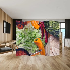 Parawan - Warzywa (210x170 cm)
