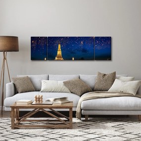 Obraz - Lampiony szczęścia, Bangkok (170x50 cm)