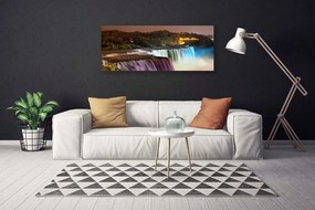 Obraz canvas Leśna Kaskada Wodna