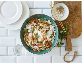 Zielono-czarna kamionkowa misa ø 30 cm Gastro Green/Black – Bitz