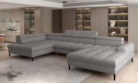 Narożnik VOSS XL U Lewostronny z układ spania pojemnikiem WERSAL