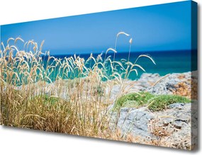 Obraz na płótnie Złocisty Piasek i Błękit Nieba