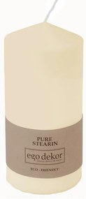 Śmietankowobiała świeczka Eco candles by Ego dekor Top, 30 h