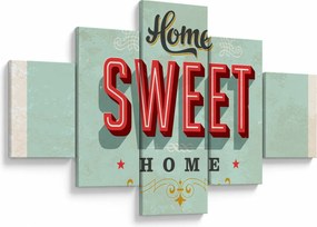 Obraz - Home sweet home (125x70 cm)