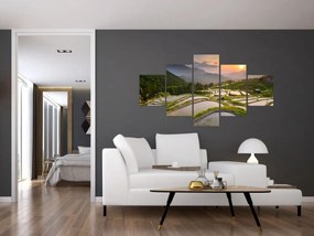 Obraz - Tarasy ryżowe (125x70 cm)