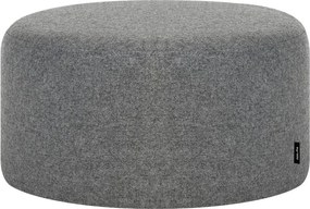 Szary wełniany puf Folk – noo.ma