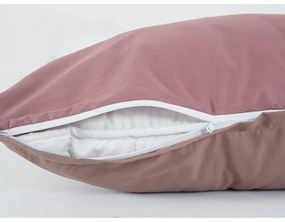 B.E.S. Petrovice Bawełniana pościel Double face brązowa/bordowa