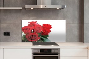 Szklany Panel Bukiet róż