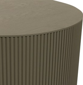 Okrągły stolik w kolorze khaki ø 60 cm Sanne – WOOOD