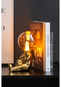 Lampa stołowa LED ze ściemniaczem w kolorze złota ze szklanym kloszem (wysokość 22,5 cm) Joey – Leitmotiv