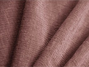 Różowe tapicerowane łóżko jednoosobowe ze schowkiem i stelażem 90x200 cm Amy – Micadoni