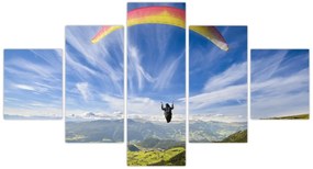 Obraz - Paralotniarstwo (125x70 cm)