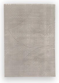 Dywan nowoczesny 3D Anett Geometria szary 160 cm x 230 cm