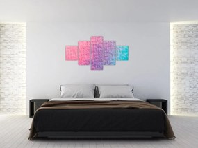 Obraz kolorowej tekstury (125x70 cm)