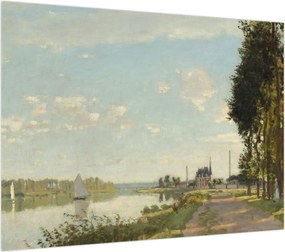 Obraz na szkle - Claude Monet, Argenteuil, reprodukcje (70x50 cm)