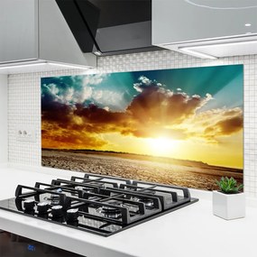 Szkło nad Blatem Żar Słońca Nad Pustynią