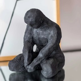 Figurka z żywicy polimerowej (wysokość 15 cm) Meditating Man – Mette Ditmer Denmark