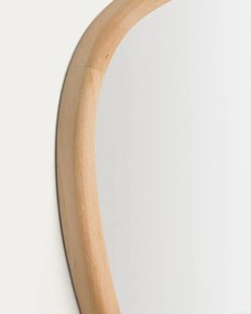 Lustro ścienne z drewnianą ramą 45,5x47 cm Alura – Kave Home