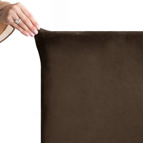 Brązowe elastyczne pokrowce na krzesło zestaw 4 szt. 48 cm Sento – Restilo