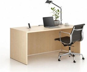 Biurko FRAME, 160x80 cm, brzoza