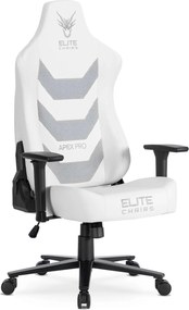 Fotel gamingowy Apex - ergonomiczny fotel dla graczy ekoskóra, biały
