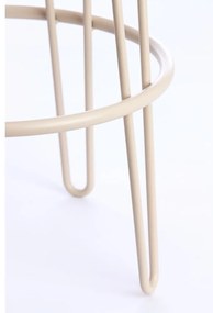 Kremowy hoker (wysokość siedziska 73 cm) Alice – Light &amp; Living