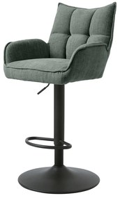 Zielone hokery z regulowaną wysokością zestaw 2 szt. Marilla – Unique Furniture