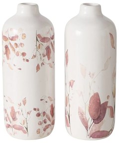 Porcelanowy wazon z ręcznie malowanym wzorem, BERNADA, 18,5 cm