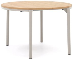 Okrągły rozkładany stół w dekorze dębu ø 120 cm Montuiri – Kave Home