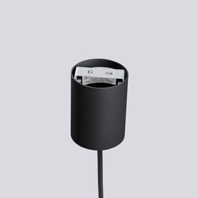 Lampa wisząca HALO 1 czarna ryflowana  SOLLUX  LIGHTING
