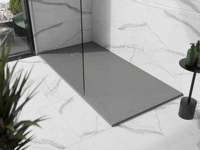 Mexen Stone+ brodzik kompozytowy prostokątny 200 x 80 cm, szary-beton - 44618020