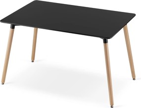 PROMOCJA Czarny stół jadalny ADRIA 120x80 cm II. jakość