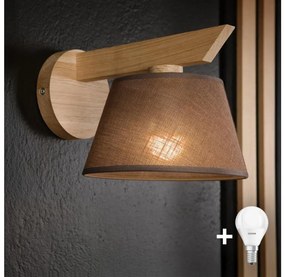 Brilagi - LED Kinkiet ANTHONY 1xE14/40W/230V dąb/brązowy