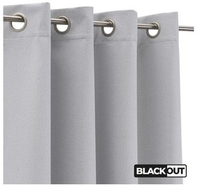 Jasnoszara zasłona 135x260 cm Quality – Casa Selección